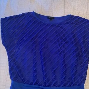 Royal blue ladies top